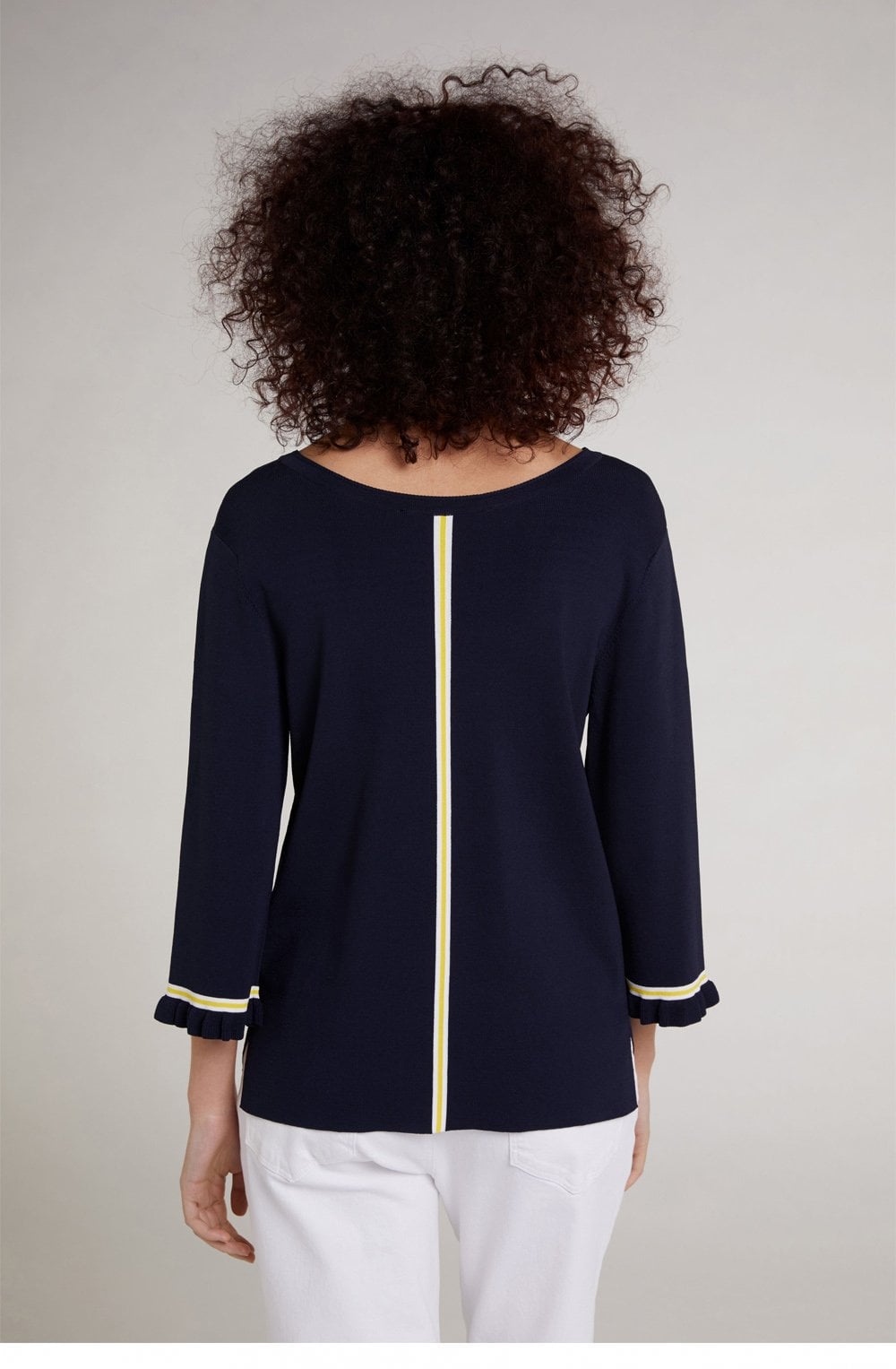 Navy Stripe Design Jumper