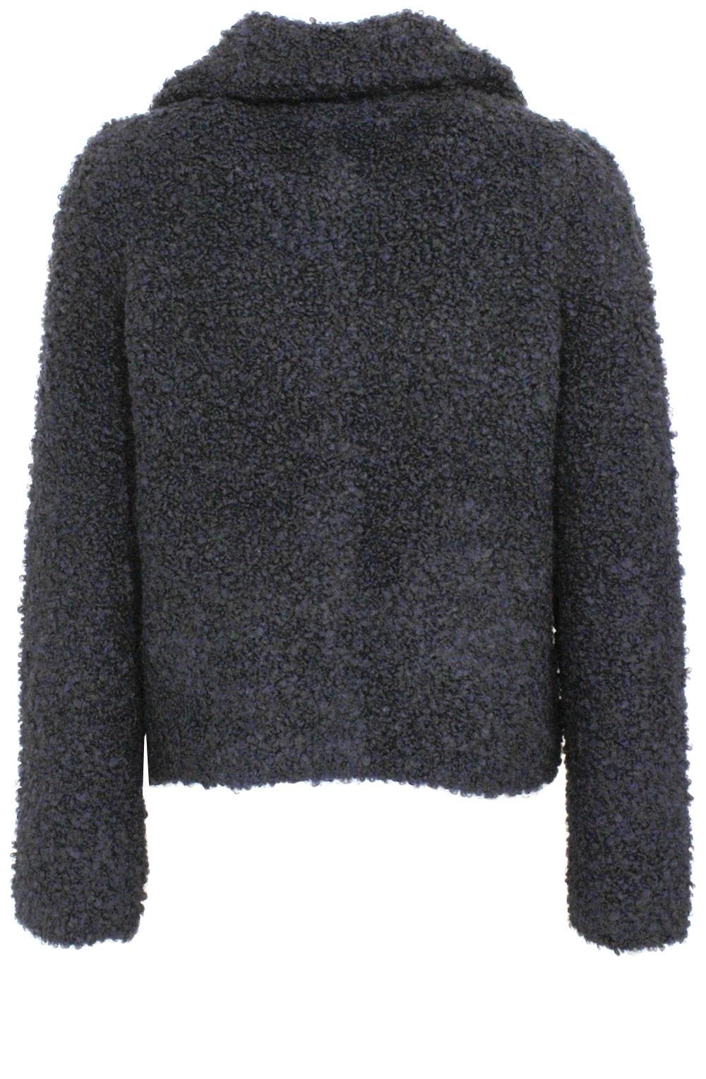 Navy Teddy Cardigan