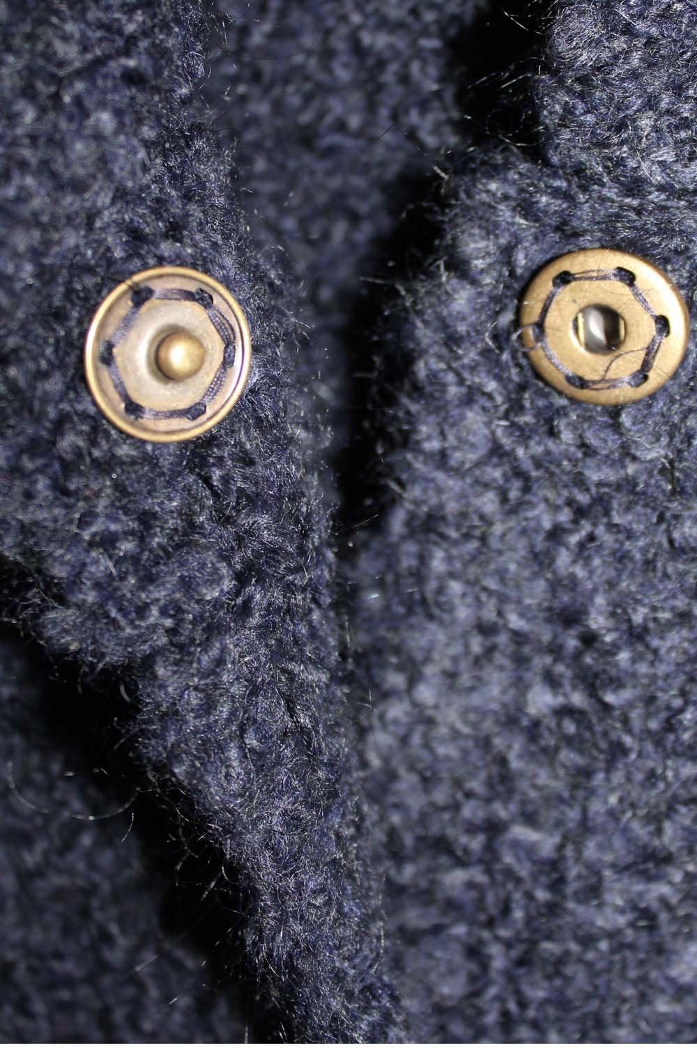 Navy Teddy Cardigan