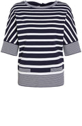 Navy & White Stipe Jumper