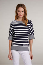 Navy & White Stipe Jumper