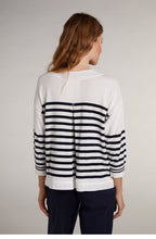Navy & White Stripe Jumper