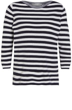Navy & White Striped Jumper