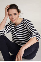 Navy & White Striped Jumper