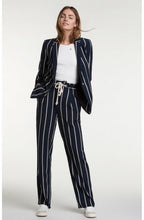 Navy Wide Leg Trousers
