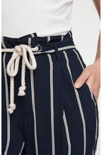 Navy Wide Leg Trousers