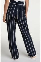 Navy Wide Leg Trousers
