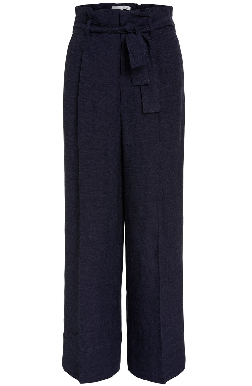 Navy Wide Leg Trousers