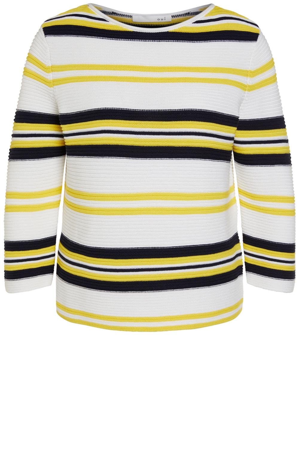 Navy & Yellow Stripe Jumper