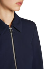 Navy Zip Front Dress