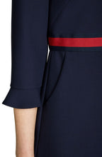 Navy Zip Front Dress