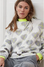 Neon Jersey Polo Neck Top