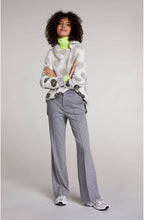 Neon Jersey Polo Neck Top
