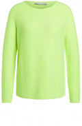 Neon Ribbed Knit Jumper