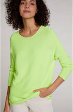 Neon Ribbed Knit Jumper