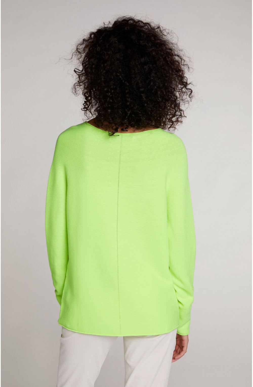 Neon Ribbed Knit Jumper