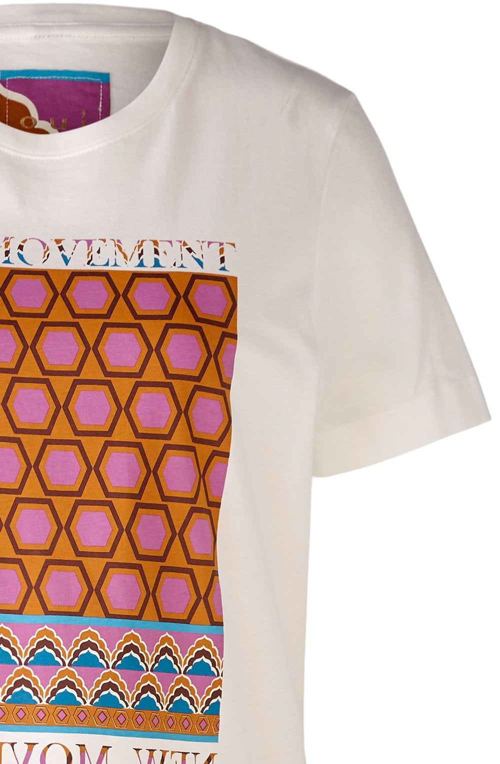 New Movement Geometric Print T Shirt