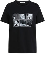 New York Grid Graphic T Shirt