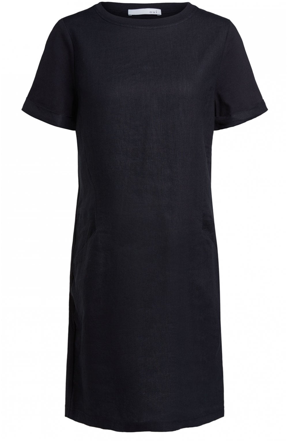 Night Sky Linen Shift Dress