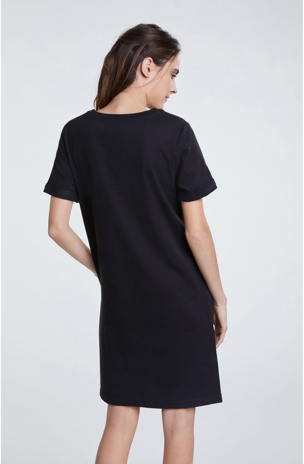Night Sky Linen Shift Dress