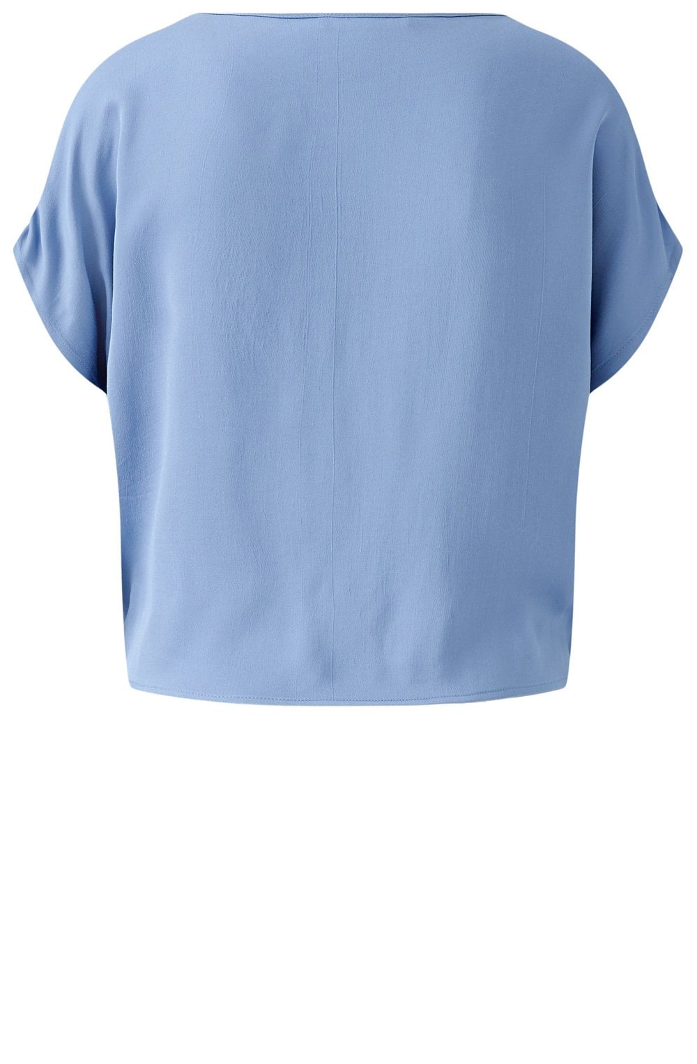 Ocean Blue Knotted Front Blouse