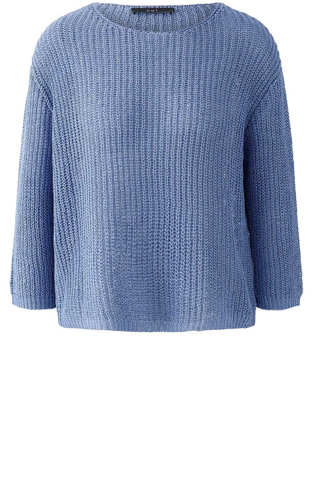 Ocean Blue Summer Knit Pullover