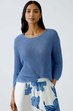 Ocean Blue Summer Knit Pullover
