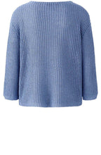Ocean Blue Summer Knit Pullover