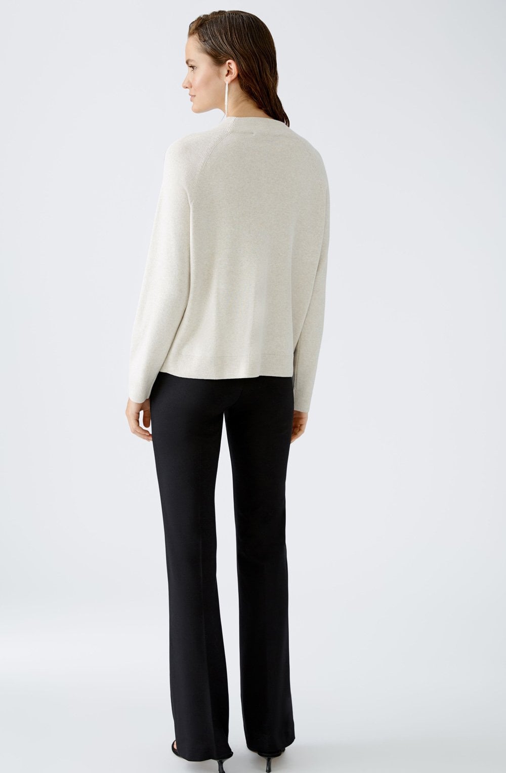 Off White and Black Large Polka Dot Jumper