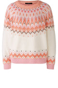 Off White Apricot Fair Isle Chunky Jumper