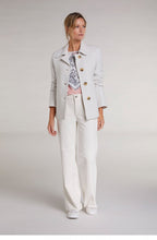 Off White Boiled Wool Jacket