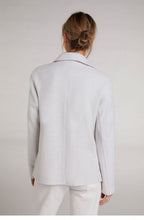 Off White Boiled Wool Jacket