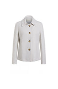 Off White Boiled Wool Jacket