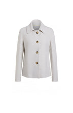 Off White Boiled Wool Jacket