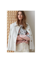 Off White Boiled Wool Jacket