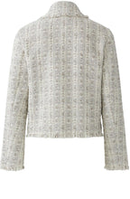 Off White Brown French Style Boucle Jacket