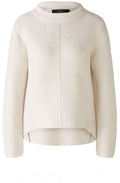 Off White Camel Contrast Knit Jumper