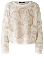 Off White Camel Flower Box Jumper