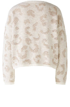 Off White Camel Flower Box Jumper