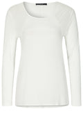 Off White Chiffon Front Top