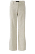 Off White Corduroy Wide Leg Trousers