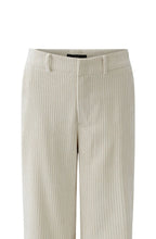 Off White Corduroy Wide Leg Trousers