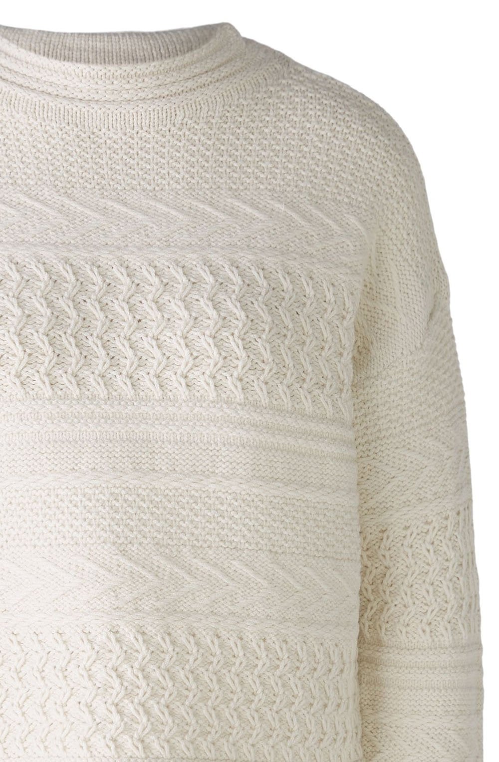 Off White Cosy Cable Knit Jumper