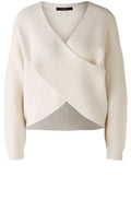 Off White Cross Over Sweater