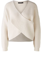 Off White Cross Over Sweater