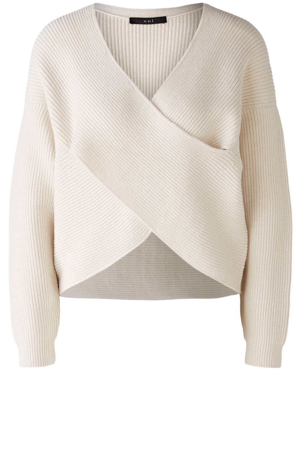 Off White Cross Over Sweater