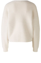 Off White Cross Over Sweater