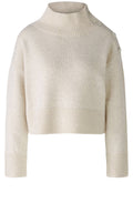 Off White Decorative Button Jumper