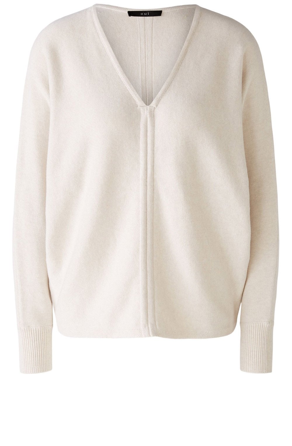 Off White Drawstring Front Jumper