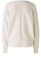 Off White Drawstring Front Jumper
